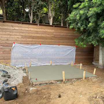 New Concrete for a Spa Pad in La Jolla Shores