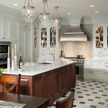 Kitchen Featuring Inset Cabinets