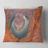 Horseshoe Bend Arizona Panorama Landscape Printed Throw Pillow, 18"x18"