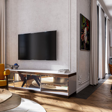 Ethnic Motifs in a Modern Apartment