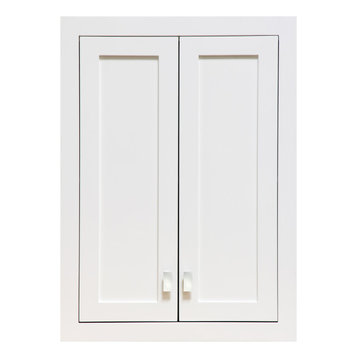 Madison 24" W x 33" H x 8" D Bath Storage Wall Cabinet, Pure White