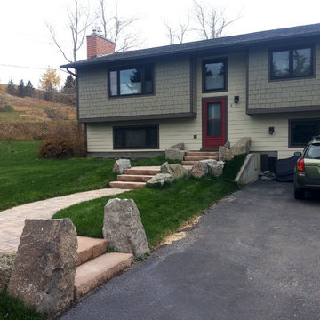 Granite quarried by convict labor 100 years ago-becomes modern hardscapng entry