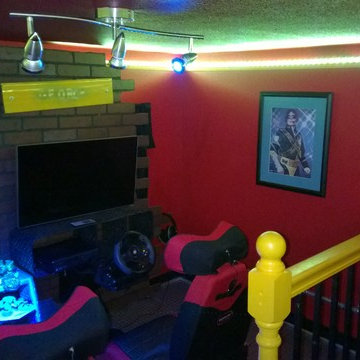 Kids arcade room ( The MANCAVE)