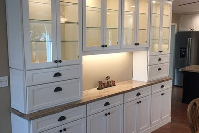 Inspiration for a transitional home design remodel in Orange County