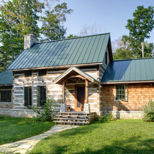 Log Cabin Metal Roof Houzz