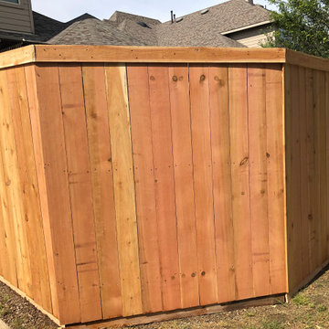 Build New Fence Cedar The Colony Texas Plano Frisco McKinney Celina Prosper