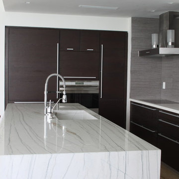 Contemporary Kitchen Update In An Espresso Stain