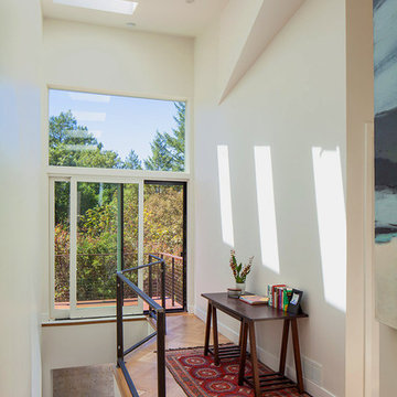 House on a hill SIPs panels framing