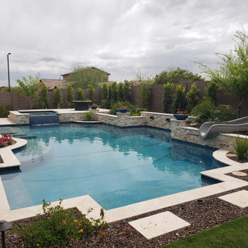 Pool/Spa Backyard Peoria AZ