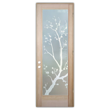 Front Door - Cherry Blossom - Douglas Fir (stain grade) - 36" x 80" - Knob...