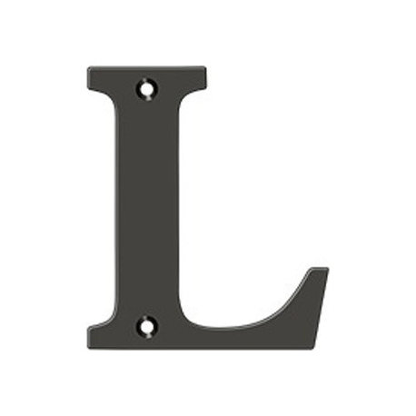 RL4L-10B 4" Residential Letter L, Oil Rubbed Bronze