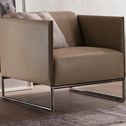 Isotta Iron P332 Lounge Armchair by Chateau d'Ax | MIG Furniture - Indoor Chaise Lounge Chairs