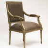 Louis Arm Chair, Limed Grey Oak