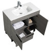 Alma Gill Freestanding Vanity With One Porcelain sink, 36"