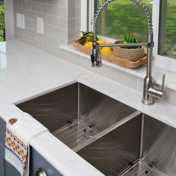 Tiny Kitchen and Bathroom