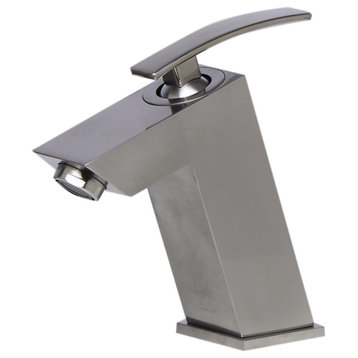 ALFI brand AB1628 Single Lever Bathroom Faucet - Brushed Nickel