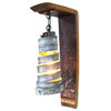 Tuscan, "Classic", Wall Sconce With Corba Pendant