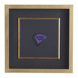 Gallery Caverns Plaque - Purple - Home Decor