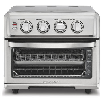 Air Fryer + Convection Toaster Oven, 8-1 Oven with Bake, Grill, Broil & Warm, Stainless Steel