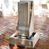 Scallop Monolith Outdoor Fountain, Absolute