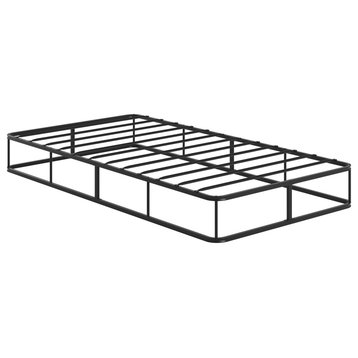 Wichita Black Metal Platform Bed Frame