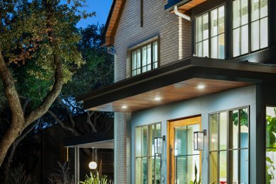 Example of a trendy home design design in Austin