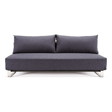 Innovation USA | Supremax Sleek Excess Lounger |Basic Dark Grey Sofa -$1850.55
