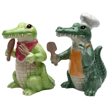 Alligator Couple Salt & Pepper Shaker