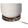 Concentric Circles Ceramic Table Lamp, Set of 2