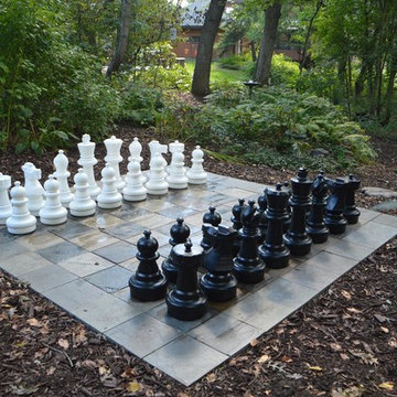 Life Sized Backyard Chess Set