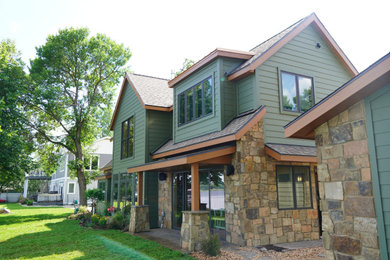 Example of a beach style exterior home design in Other