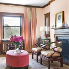 Pink TV room
