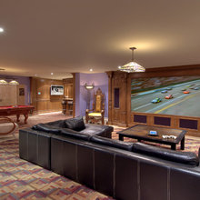 Basement tv area