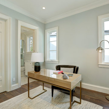 Home Office - Meticulously Detailed Cape Cod Home in Manhattan Beach, CA