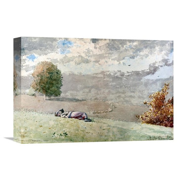 "Daydreaming" Stretched Canvas Giclee by Winslow Homer, 16"x11"