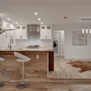 Austin Modern Home - Hand Scraped Natural Hickory