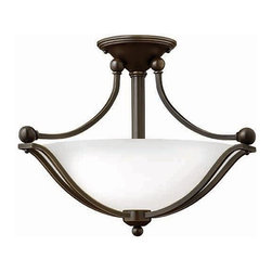 2 Light Semi Flush Mount by Hinkley Bolla made of Metal - Lighting