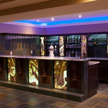 ThinSlabz® Tiger Onyx backlit bar