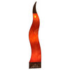 Eangee Flame Giant Floor Lamp, Red