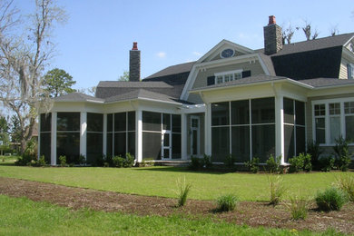 Example of a classic exterior home design in Other