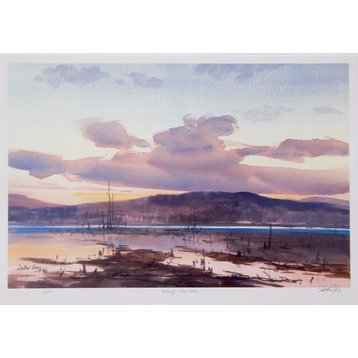 "Evening Loon Lake" Artwork