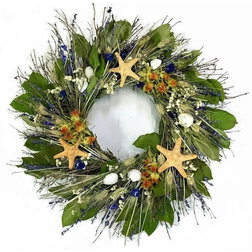 Beach Style Wreaths And Garlands by Nautical Luxuries