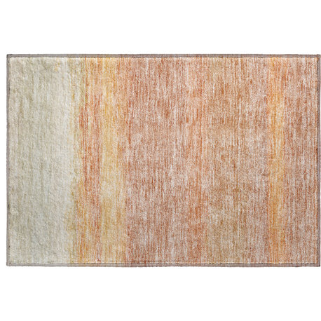 Luxury Washable Trevi TV2 Salmon 1'8" x 2'6" Rug