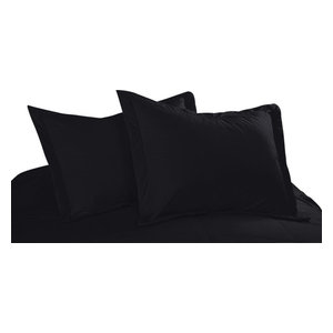 The Pillow Collection Acker Solid Bedding Sham Azure King//20 x 36