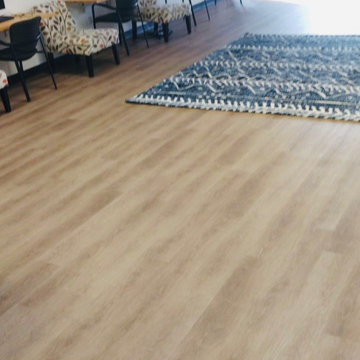 Glue Down Vinyl Planks at school in Encinitas