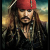 Pirates of the Carribbean 4 One Sheet Poster, Black Framed Version