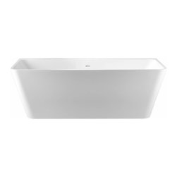 Randolph Morris - Axton 59 Inch Acrylic Double Ended Freestanding Tub - Bathtubs