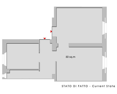 Progetto appartamento 50 mq Progetto casa 50 mq