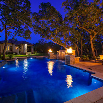 Straight Line Pool in Boerne Texas