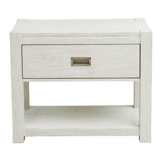 Modern Farmhouse White Nightstand